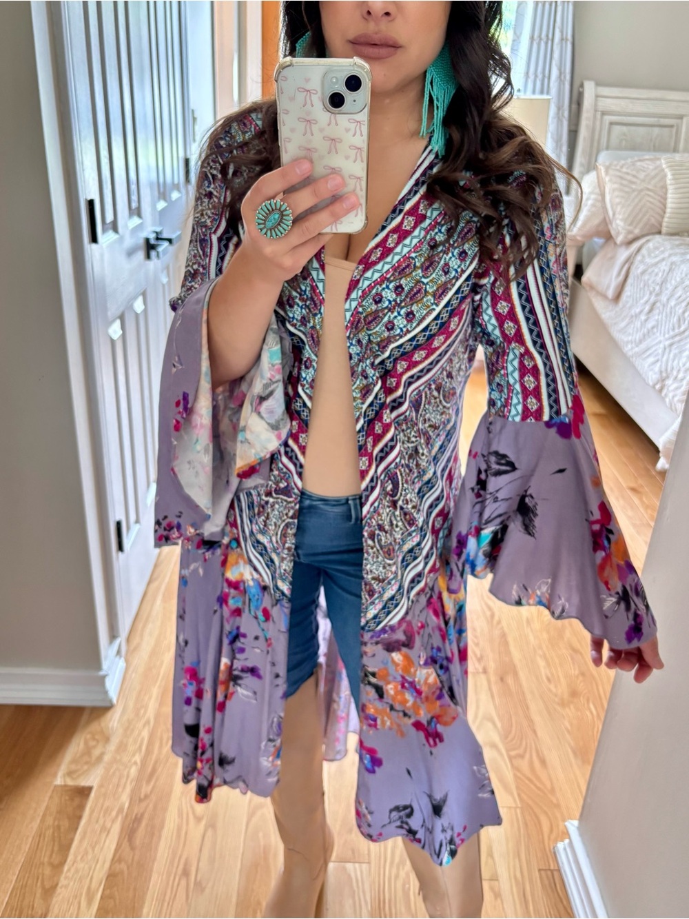 Umgee bohemian kimono duster - Picture 6 of 8